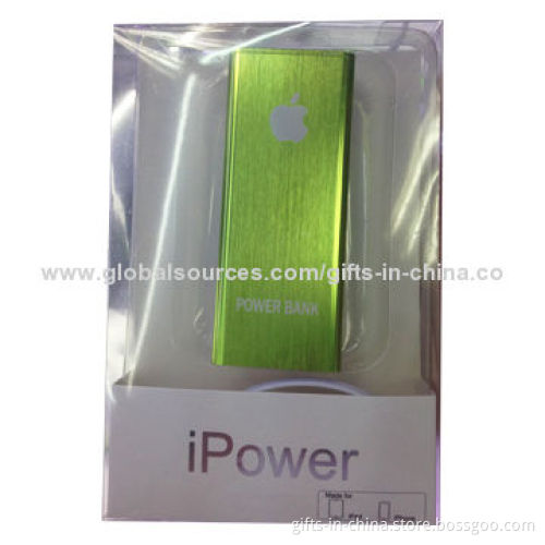 5600mAh Classical Design Power Bank, Fits iPhone/iPad and Samsung